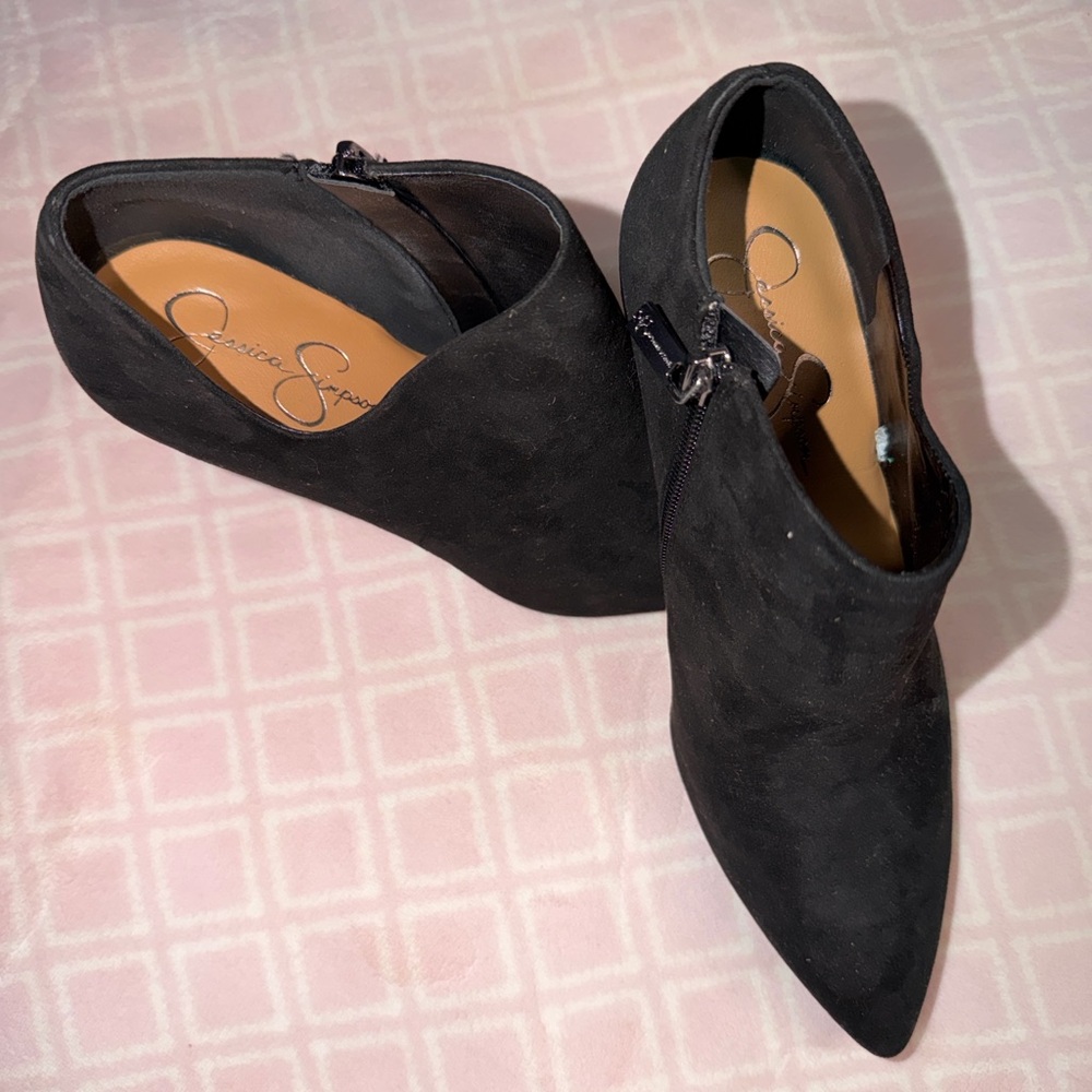 Jessica Simpson Black Ankle Booties
